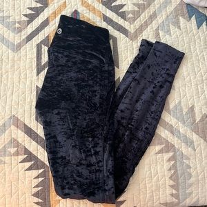 Lululemon crushed velvet special edition